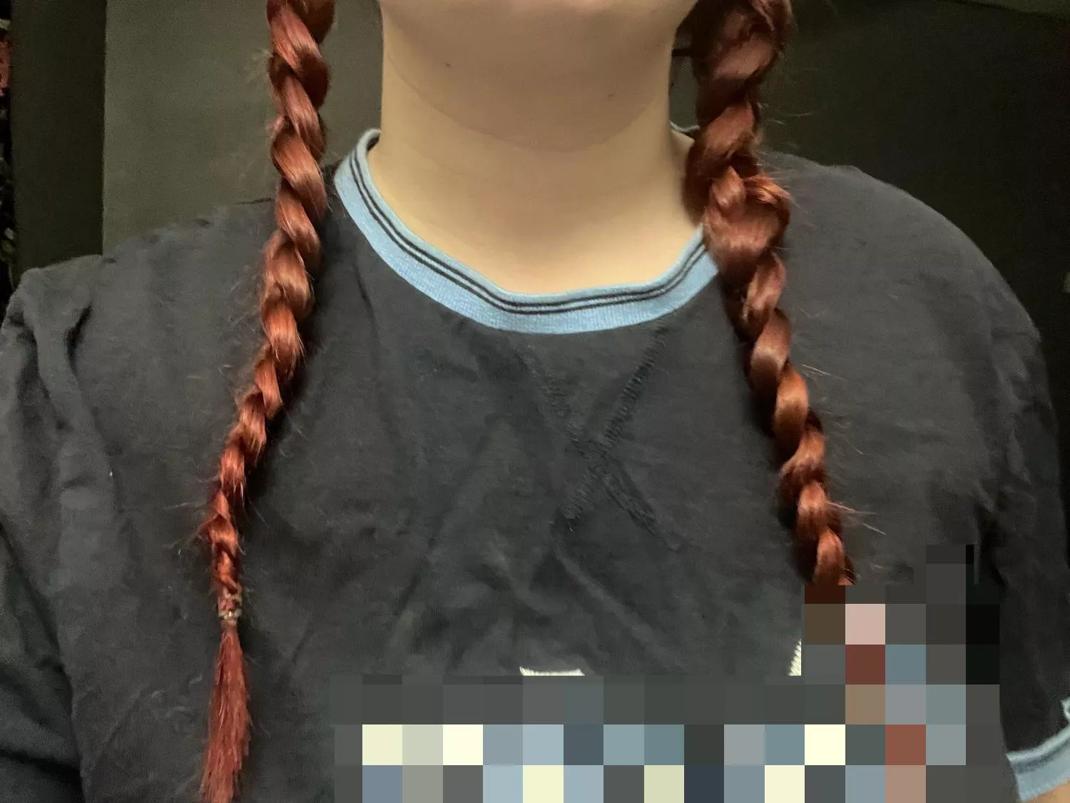 I love to braid my hair 🥰 its my favorite hairstyle ! posted by Electronic_Fennel367