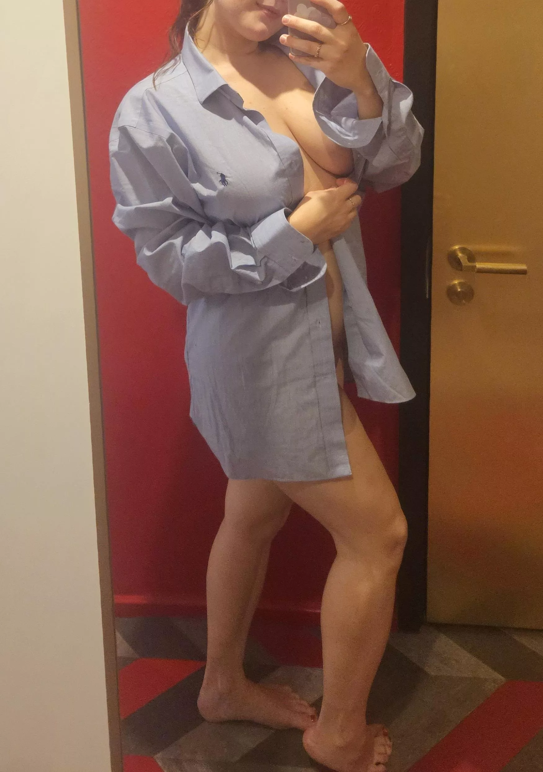 Is it hot if I wore your shirt to fuck another man? Iron it for Me before I go and see Him and wash it afterwards for Me.. Or is it hotter if you wear it to work the next day? posted by PrincessM94xxx