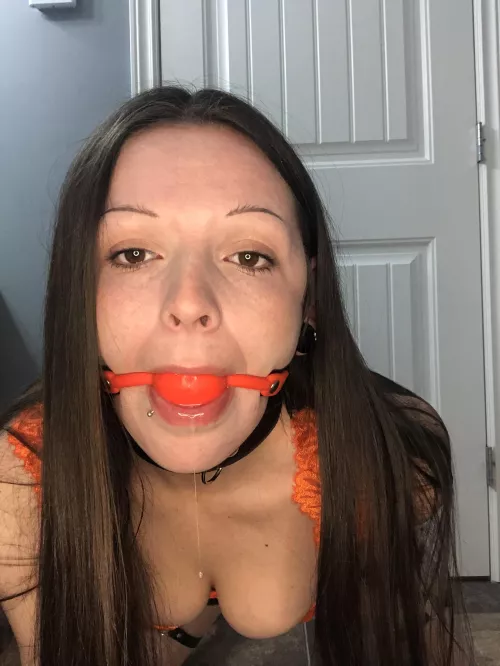 Just a simple picture of a gagged fuck toy by jessiemotionless