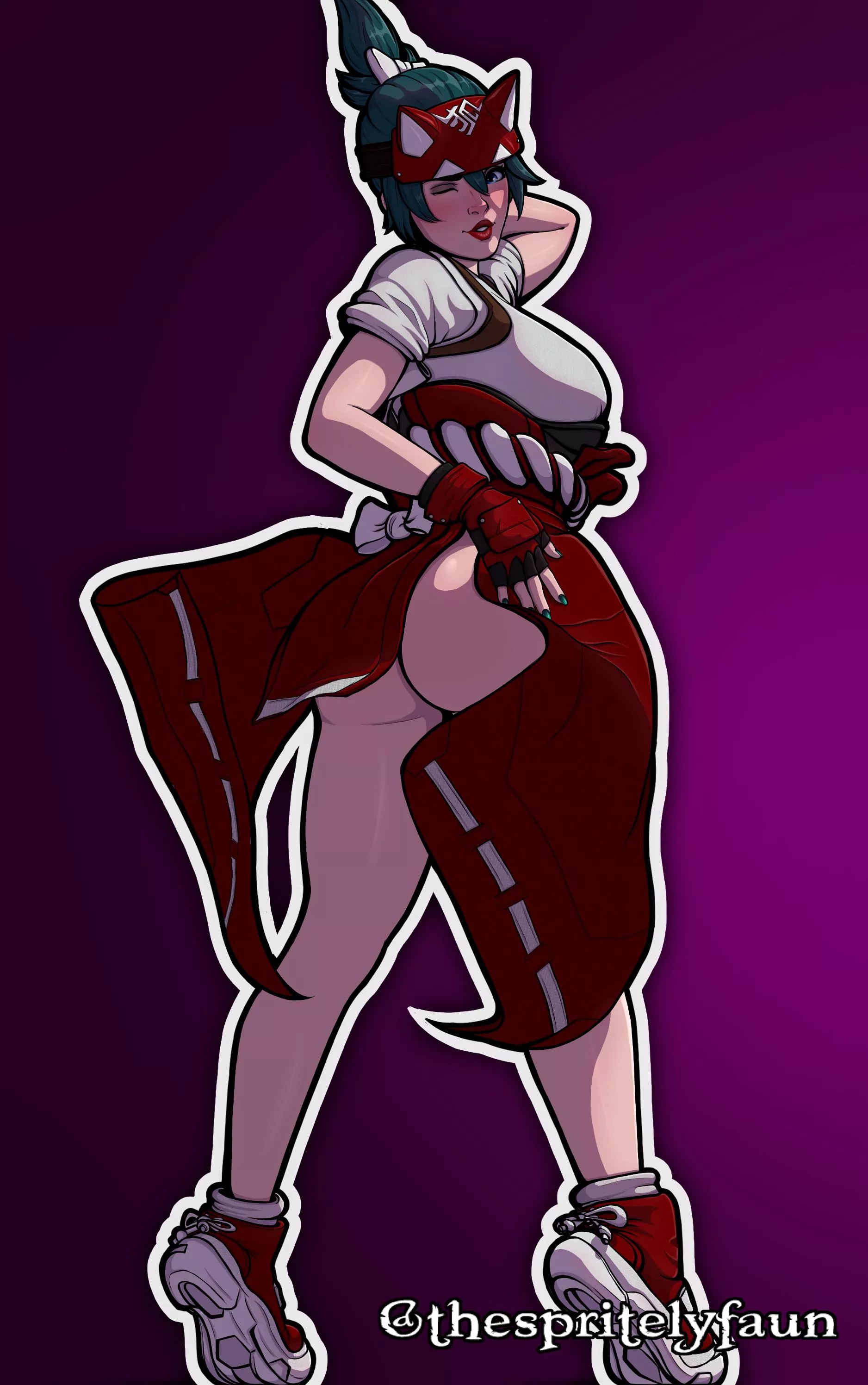 Just Kiriko Caught in the wind ;P (TheSpritelyFaun) posted by thespritelyfaun