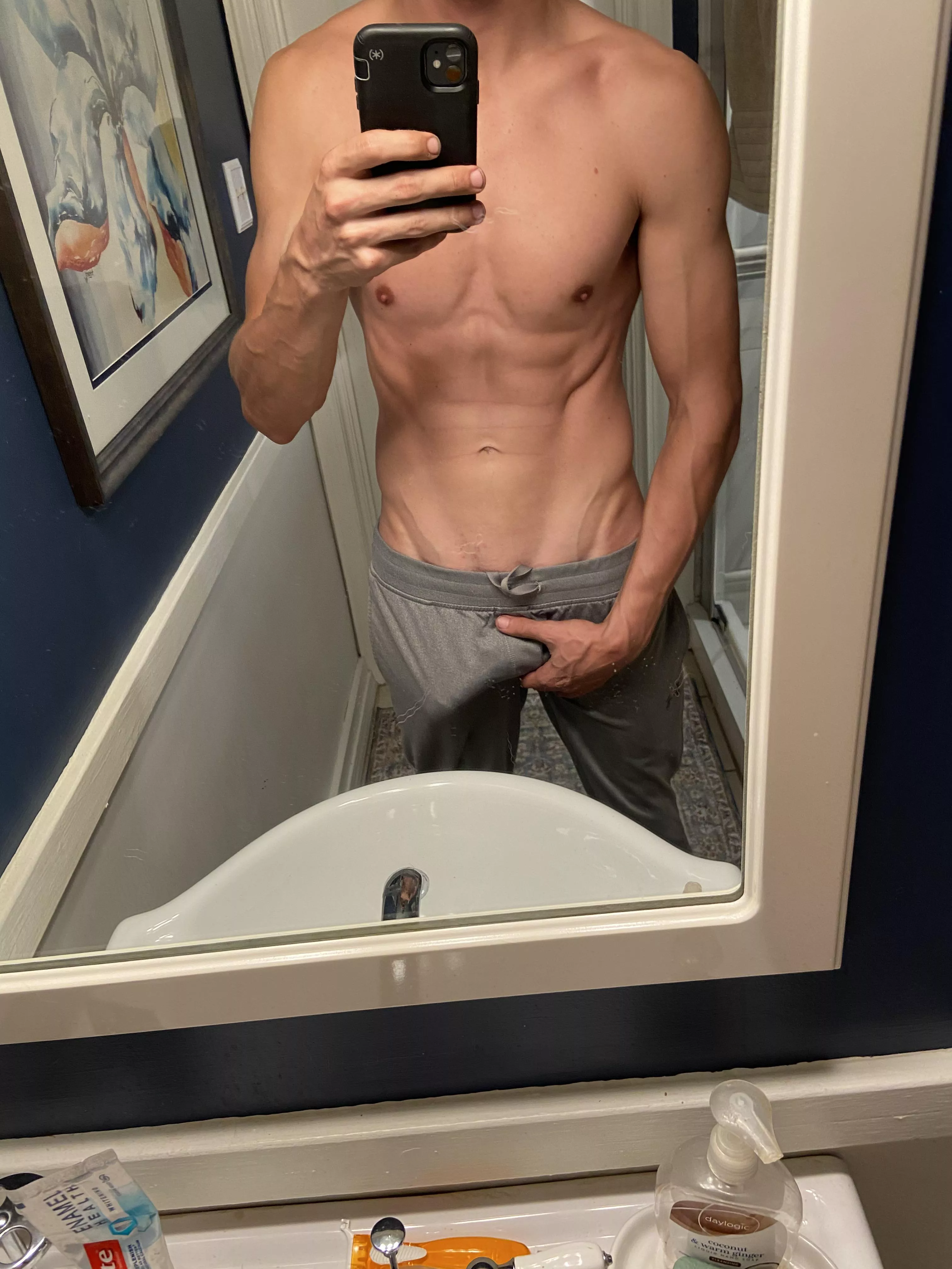 Leaving a “little” to the imagination 😜 posted by friskyfriskyfin