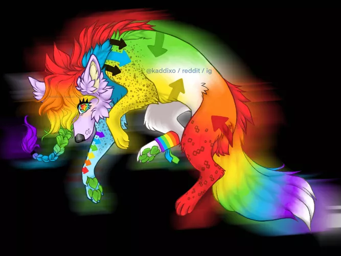 my rainbow girl 🌈 by kaddixo