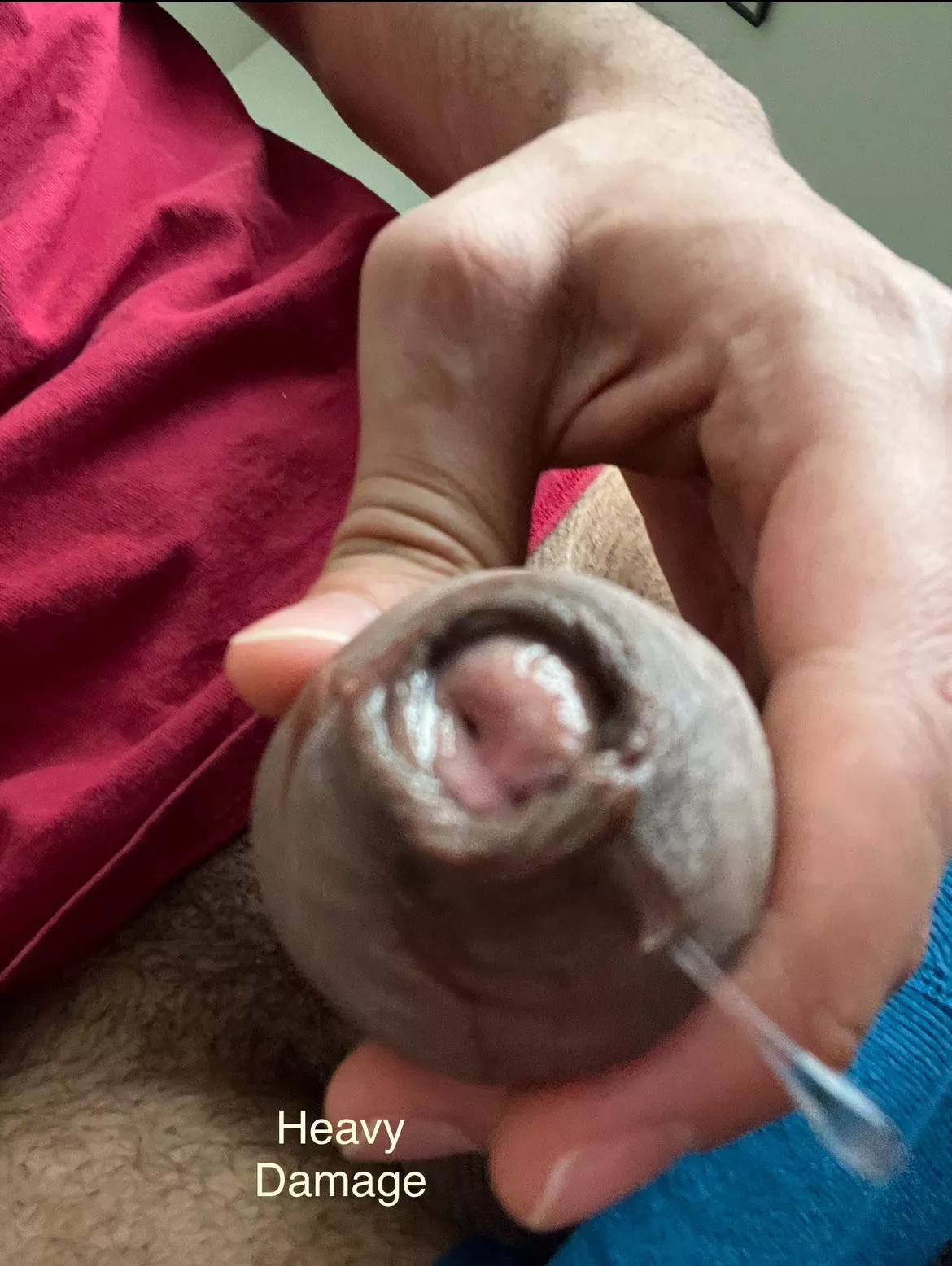 Naturally wet. Don’t know what it is, but damn, I always drip so much. Gotta be that foreskin sensitivity. 😩 posted by HeavyDamage2726