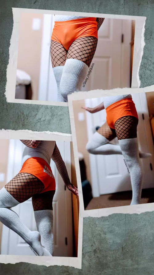 One order of Femboy Bulge with a side of special white sauce cumming right up!  by Sissy_HollyQuinn