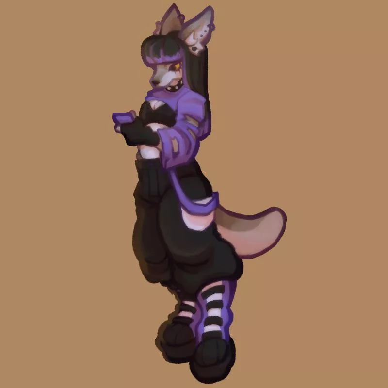 random wolf lady posted by LiMunab0i