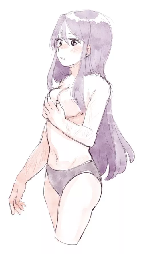 Self-conscious Yuri finally coming to terms with her body 💜 by HabitMelodic5111