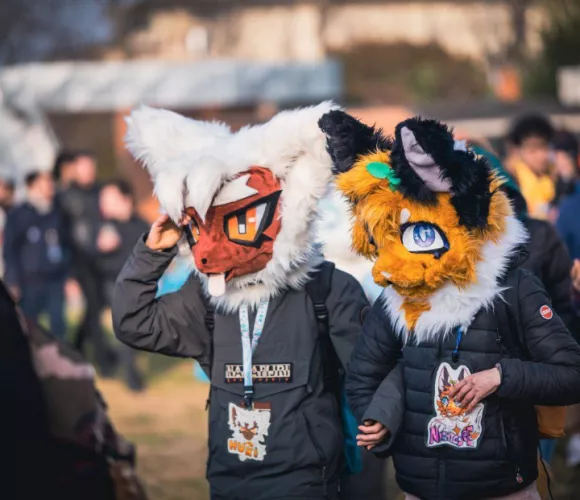 Silly creatures on a walk by __lime_doggo__