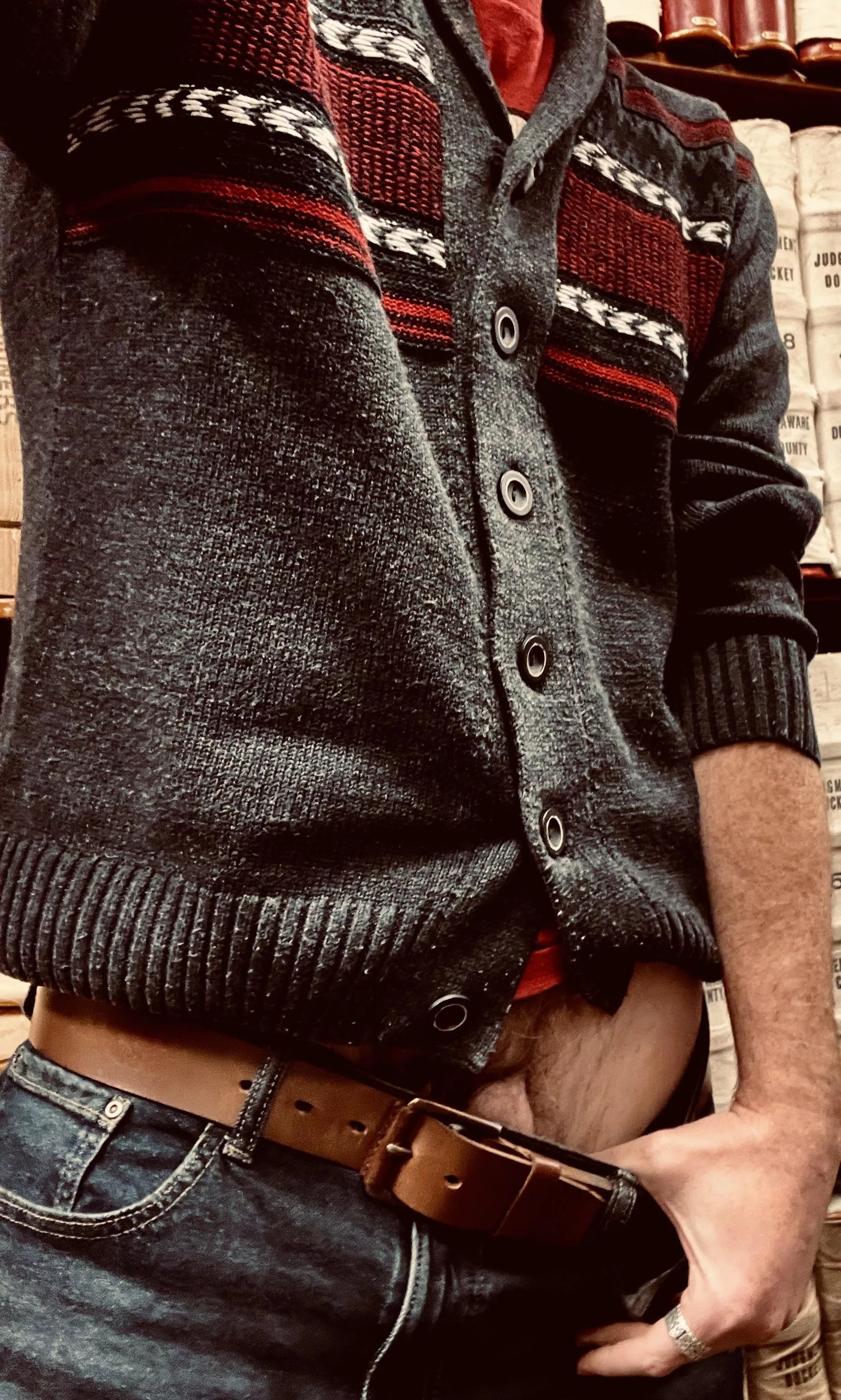 What is the rule? If you go commando at work you have to prove it? posted by throwaway20221969