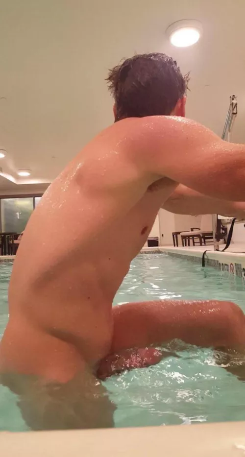 When the pool boy finally takes a dive by rusty_morale