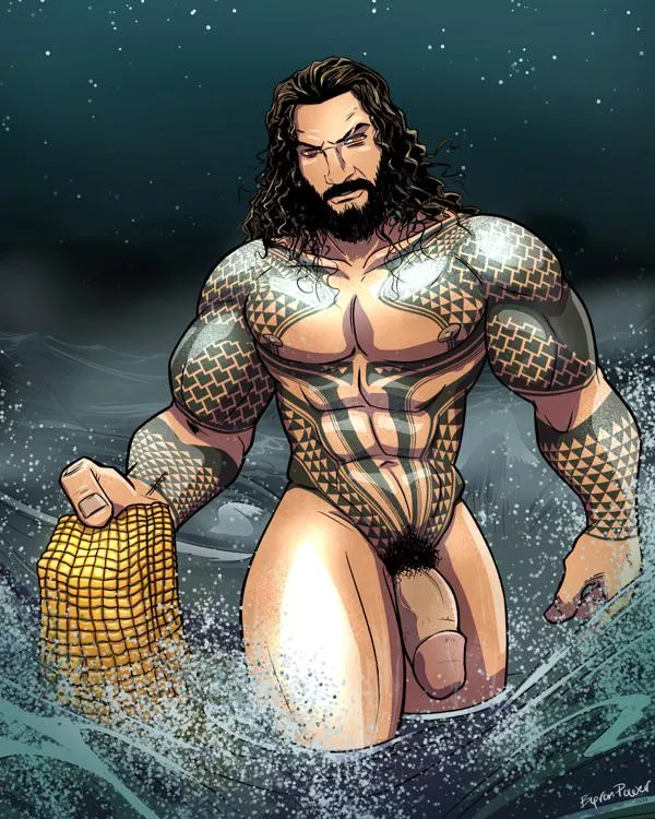 Aquaman comes out of the water up to you like this, what you gonna do? (byron power) posted by KSB353