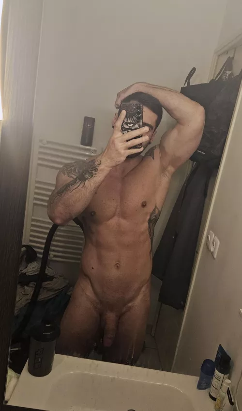 Are you helping me make it bigger? by Switch_Frenchie