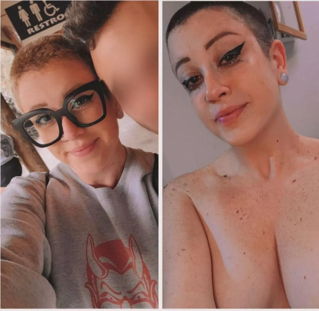 Before & after we made a super hot vid 🥵  posted by Kirsten_pamyu