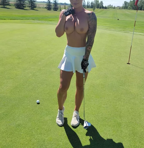 Believe it nor not golf is good cardio and I live going with the guys and giving them an extra hole to use at the end  by HisExoticVixen