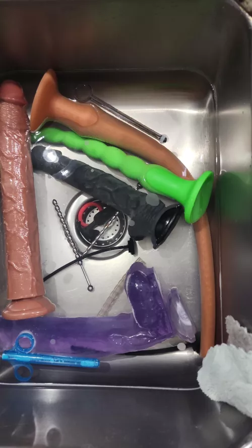 Bored time to clean and prep by Funtime4me45