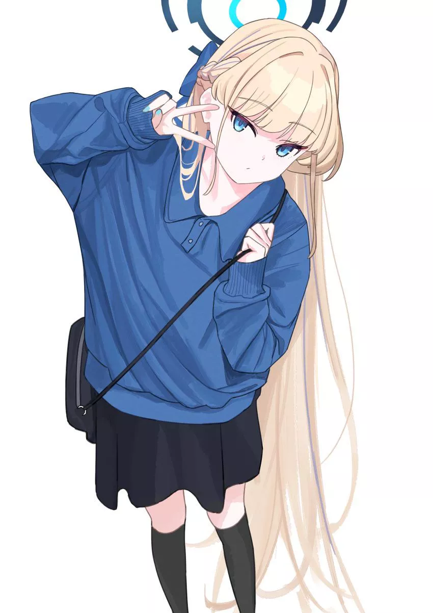 Cute perky angel waifu posted by reversedturnover