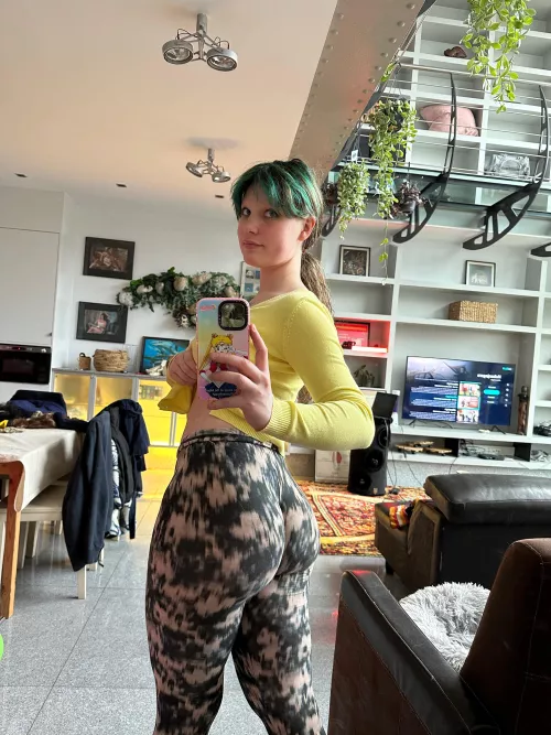 Do you like my ass in this legging? by Infamous-Albino