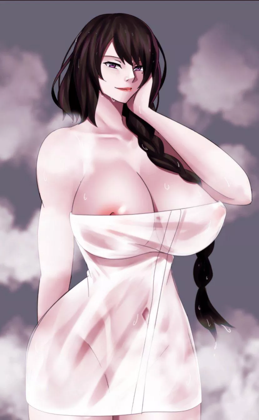 Elsa coming out of the shower  posted by Triguninferno