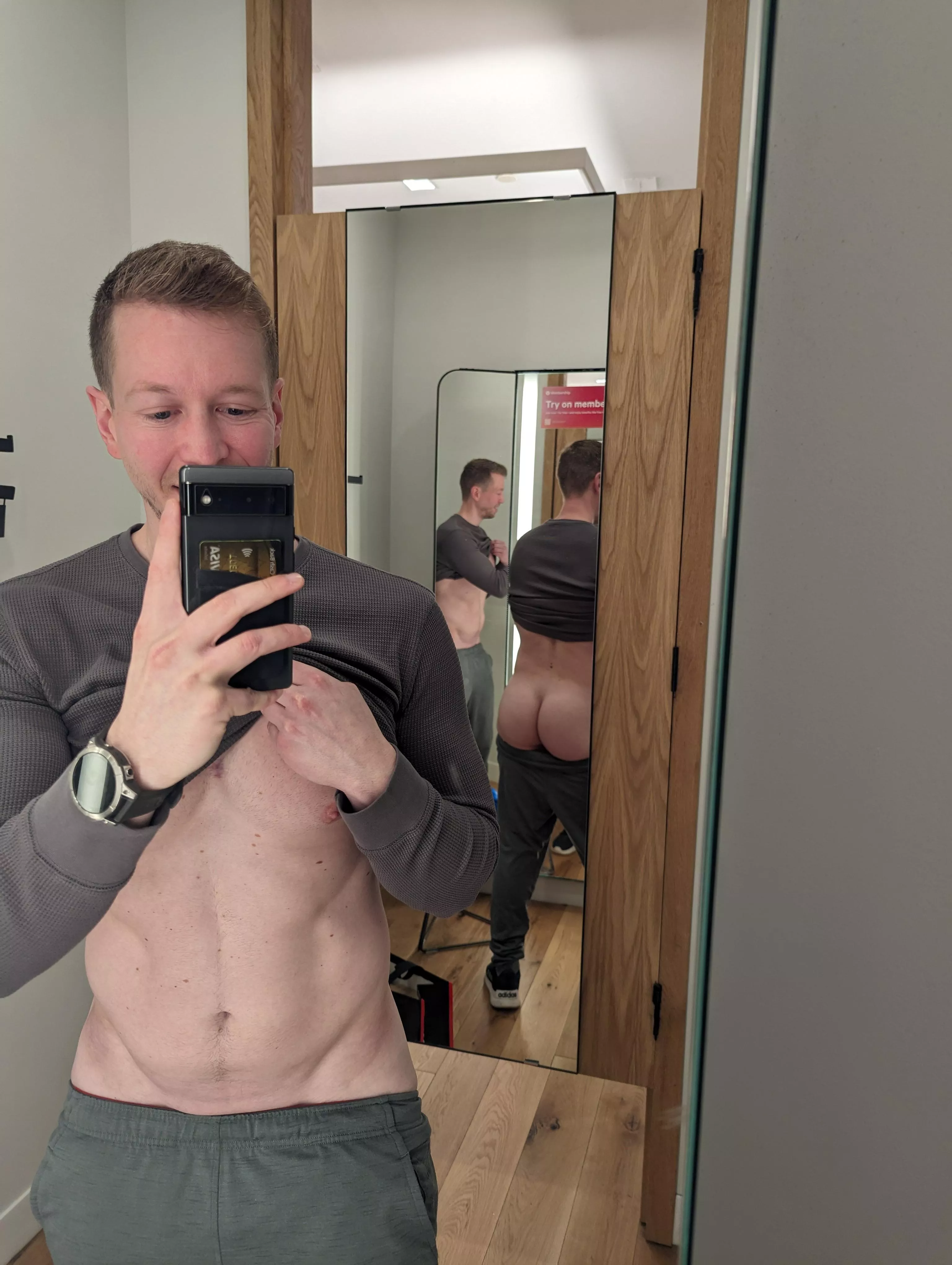 Fitting room fun  posted by capitalgains777