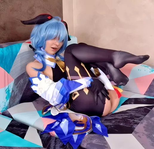 Ganyu has a cute little bottom (Lina Moore) by Gratefulmale