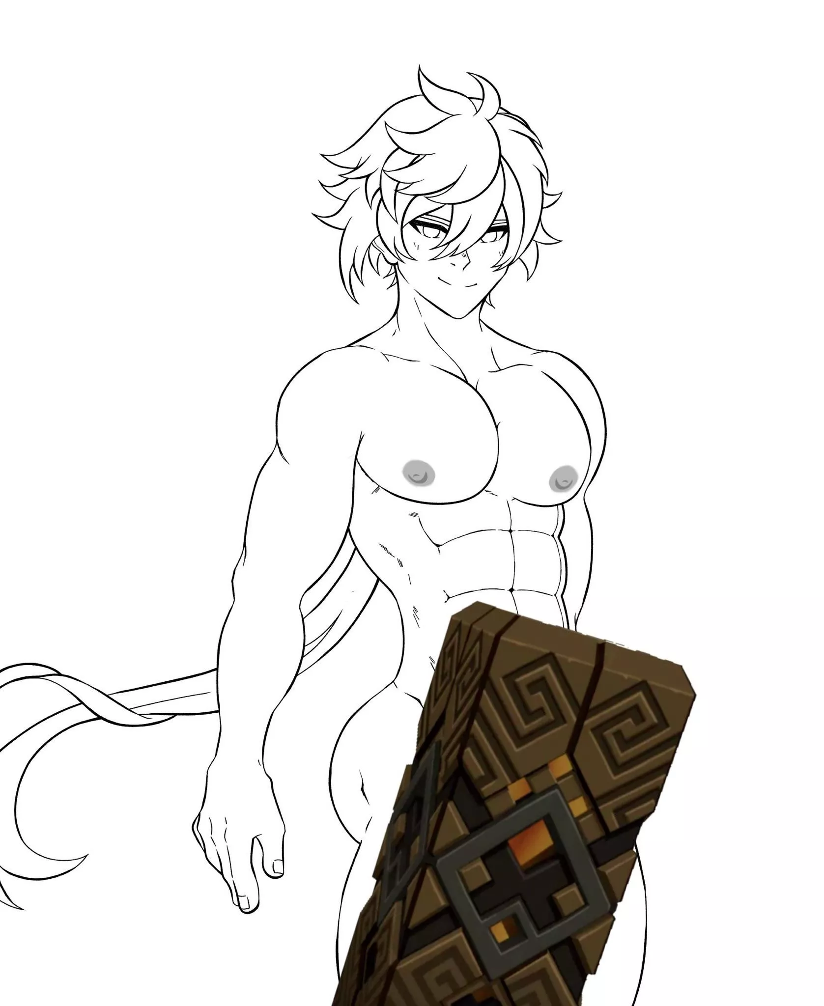 Get ready for my first and most special Zhongli mini artpack. He’s coming soon and will show you how a true god works. Only on gumroad 🐉 @kuremxl (on twitter) posted by Lost_Examination_792