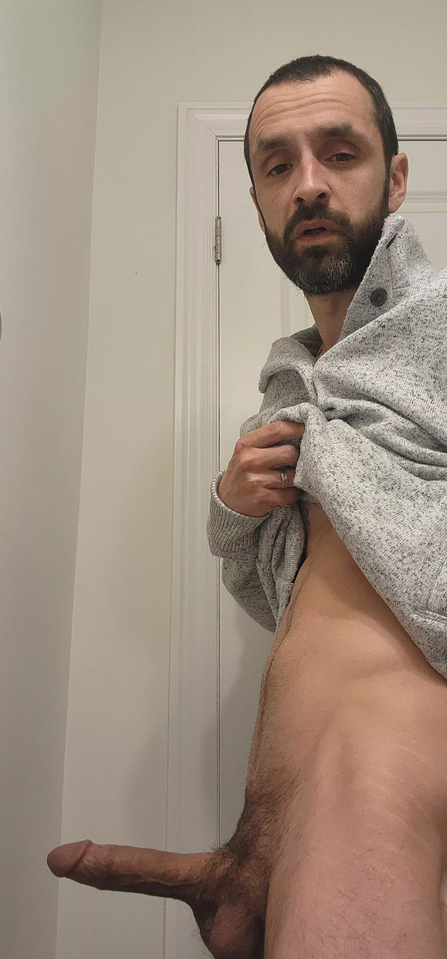 Hard as fuck after work.  posted by Duramaxl5p1987