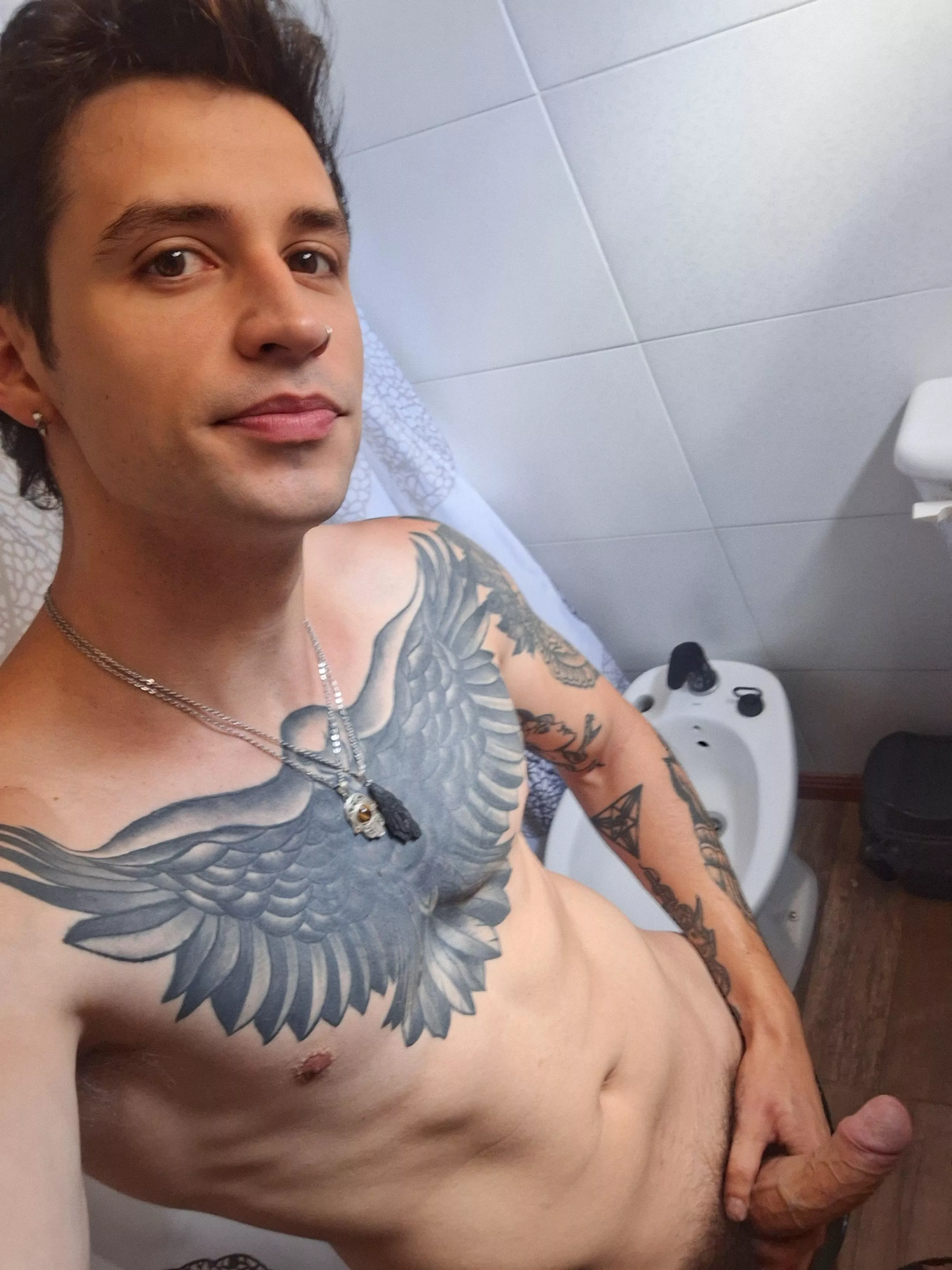 I just woke up and my cock is hard as a rock. Good morning! posted by mastantuonismo