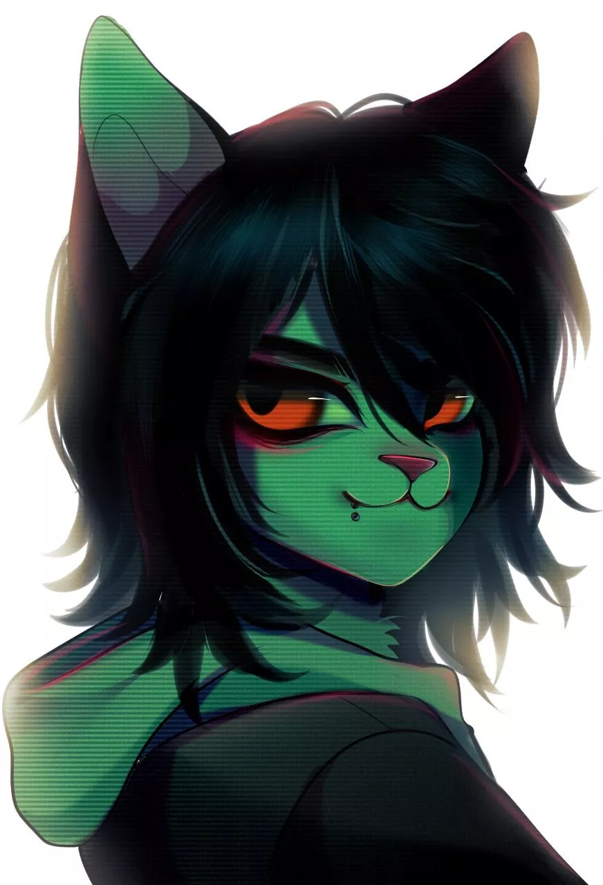I made a fursona for my friend! :3 (art by me) posted by stardustdemon1
