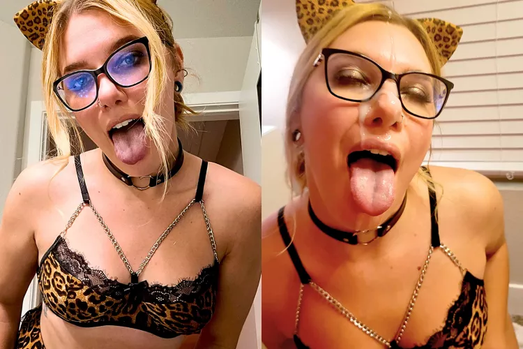 Let me be your cum kitty! Do I look cuter before or after? by pennycakez