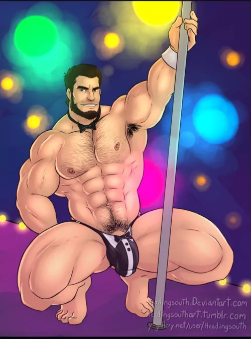 Muscle Stripper  by Igotadumbguybitch