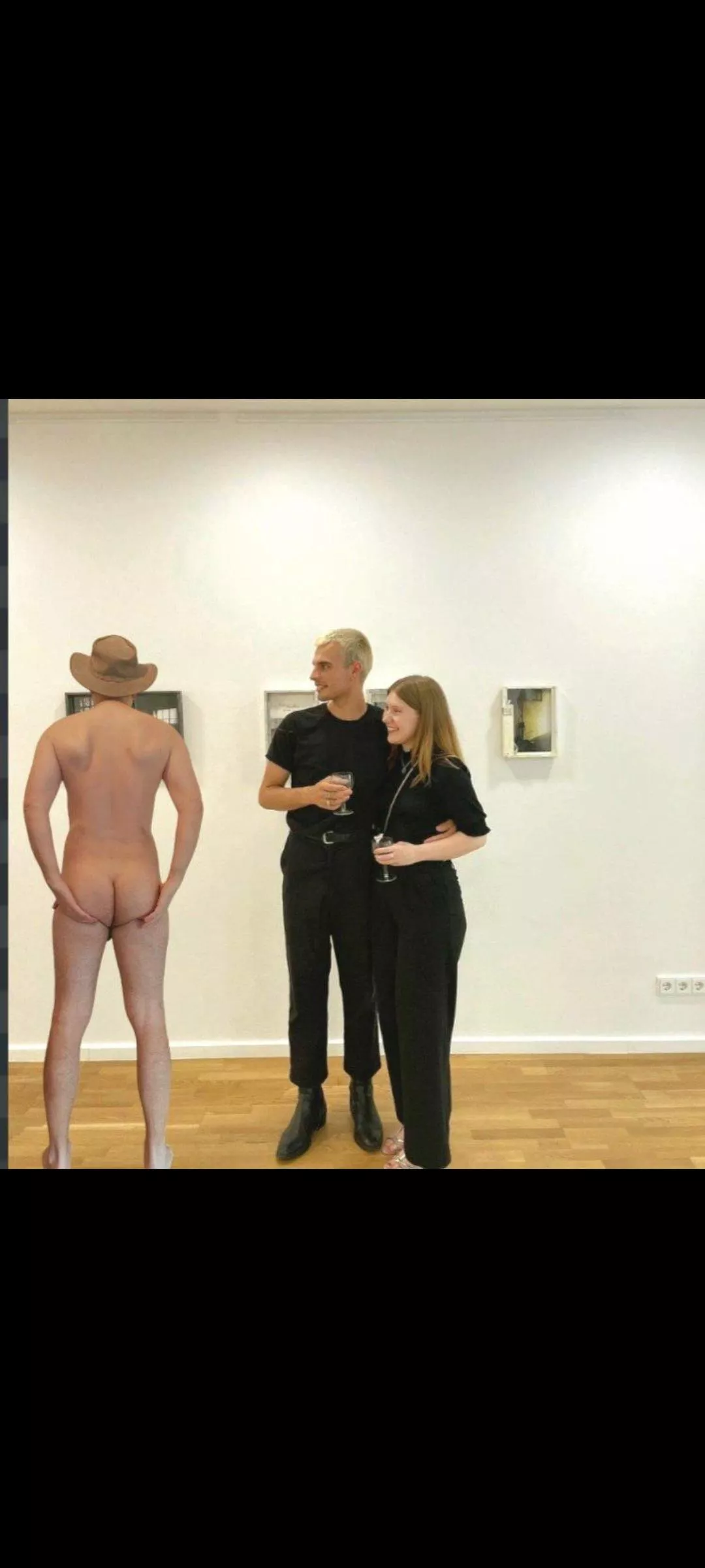 my friends asked me to be a special guest at there art gallery opening posted by Acrobatic-Bobcat5623