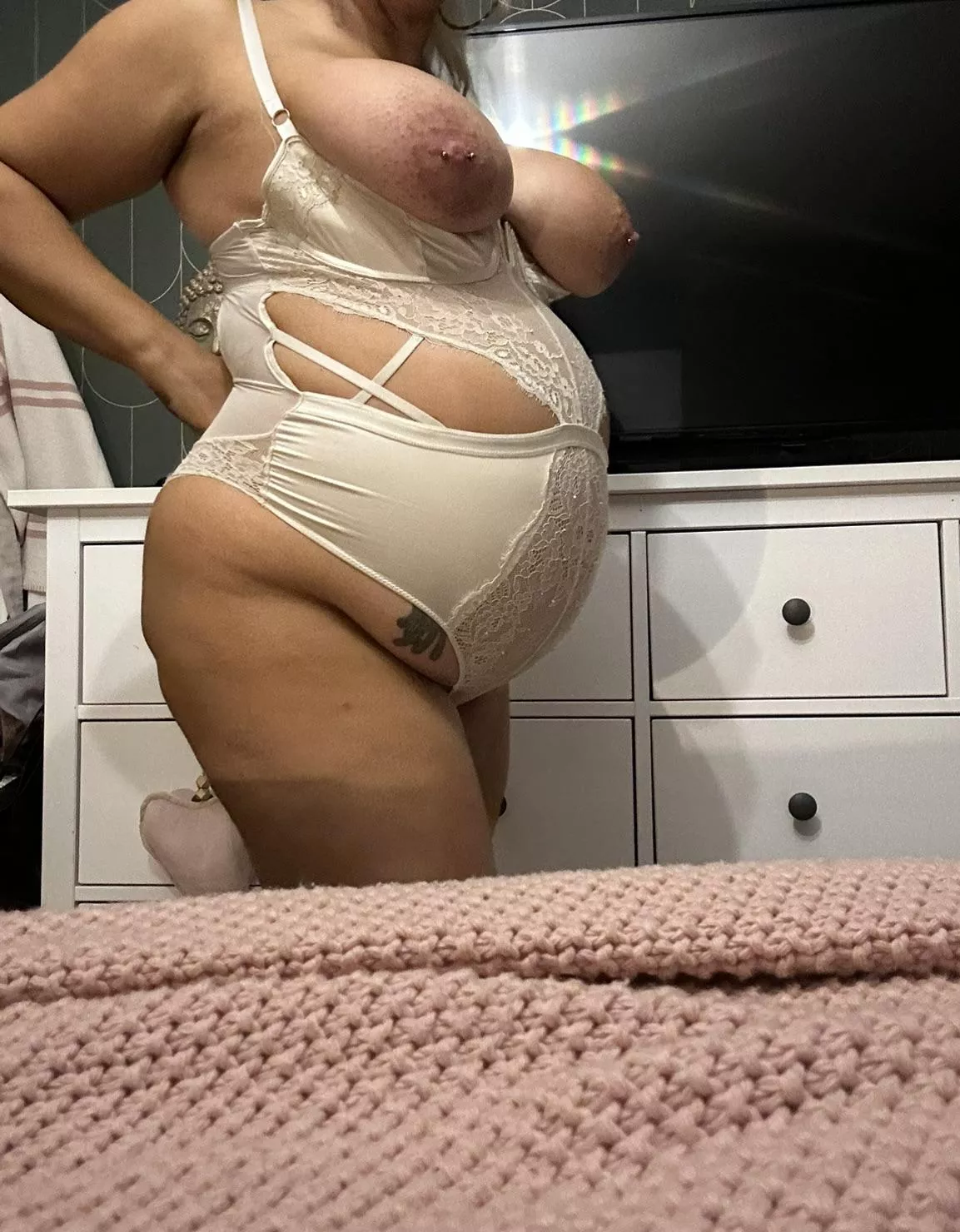 Preggo and hornier than ever  posted by SluttyMilfWifex