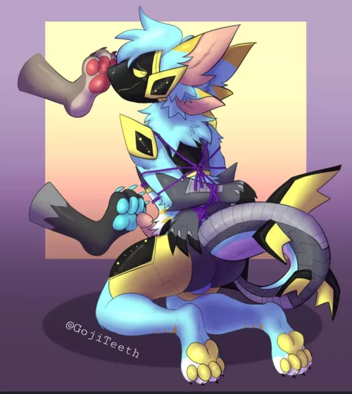 Proto paws are best paws M(Art by GojiTeeth) by Radsause1234