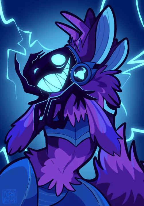 Recent Protogen art (by me) by Flashfire_Pigeon