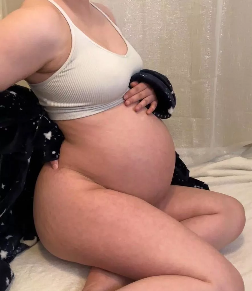 round and ready to pop posted by rrbravenrenee