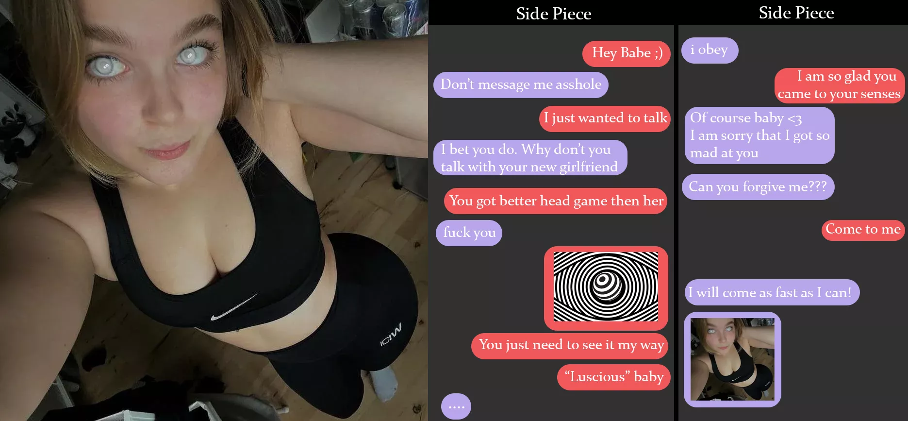 Sides pieces and back-ups posted by AI_Master_Control