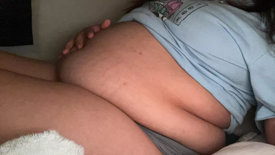 stuffed myself all day today can you tell? by Objective-Grade-5368