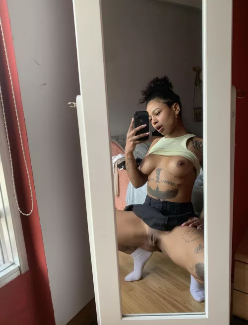 The mirror is designed to be photographed in by Bawdycollect715