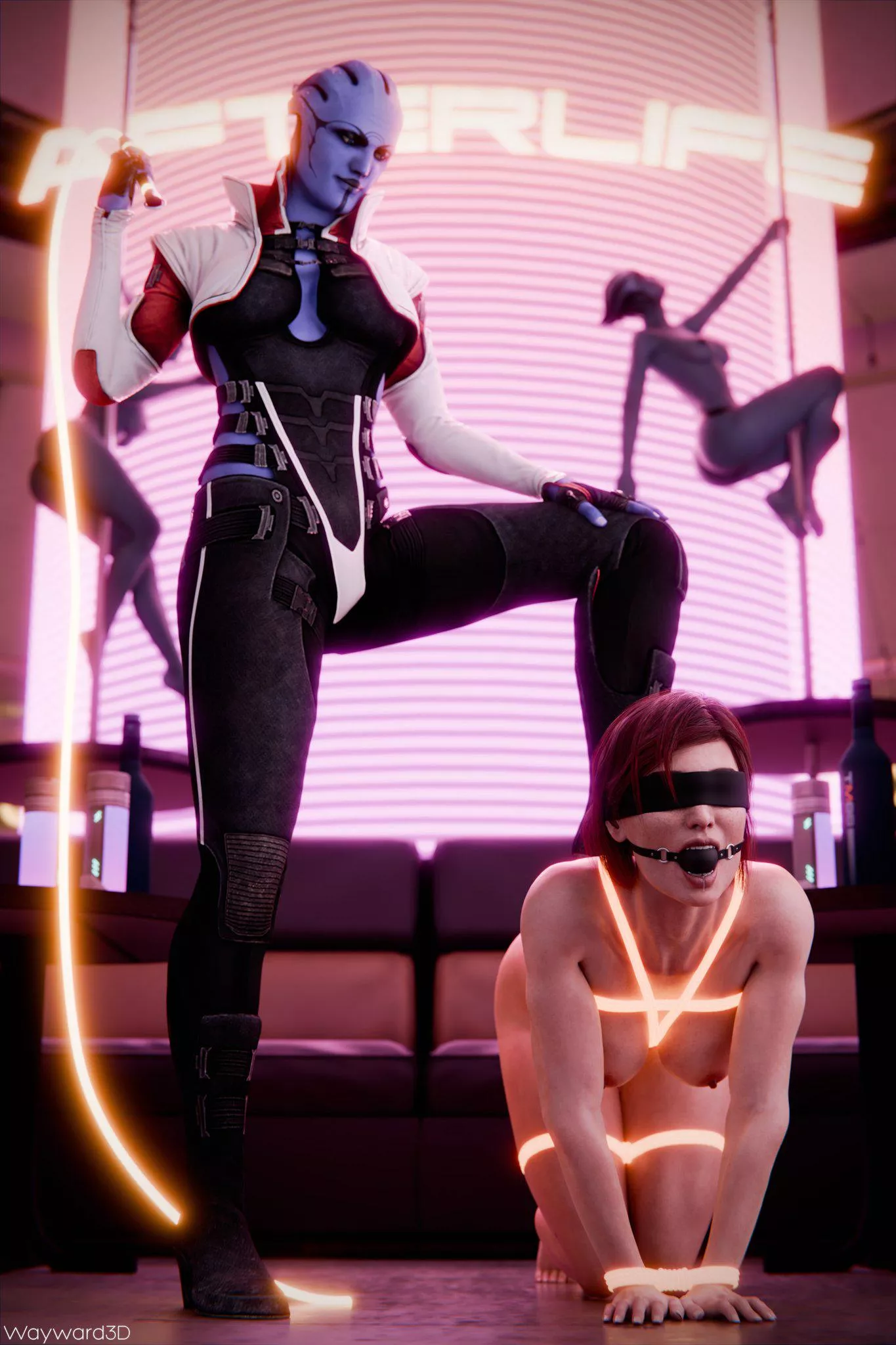 (Wayward) Aria welcomes Femshep to Omega [Mass Effect] posted by Interesting_Poet5275