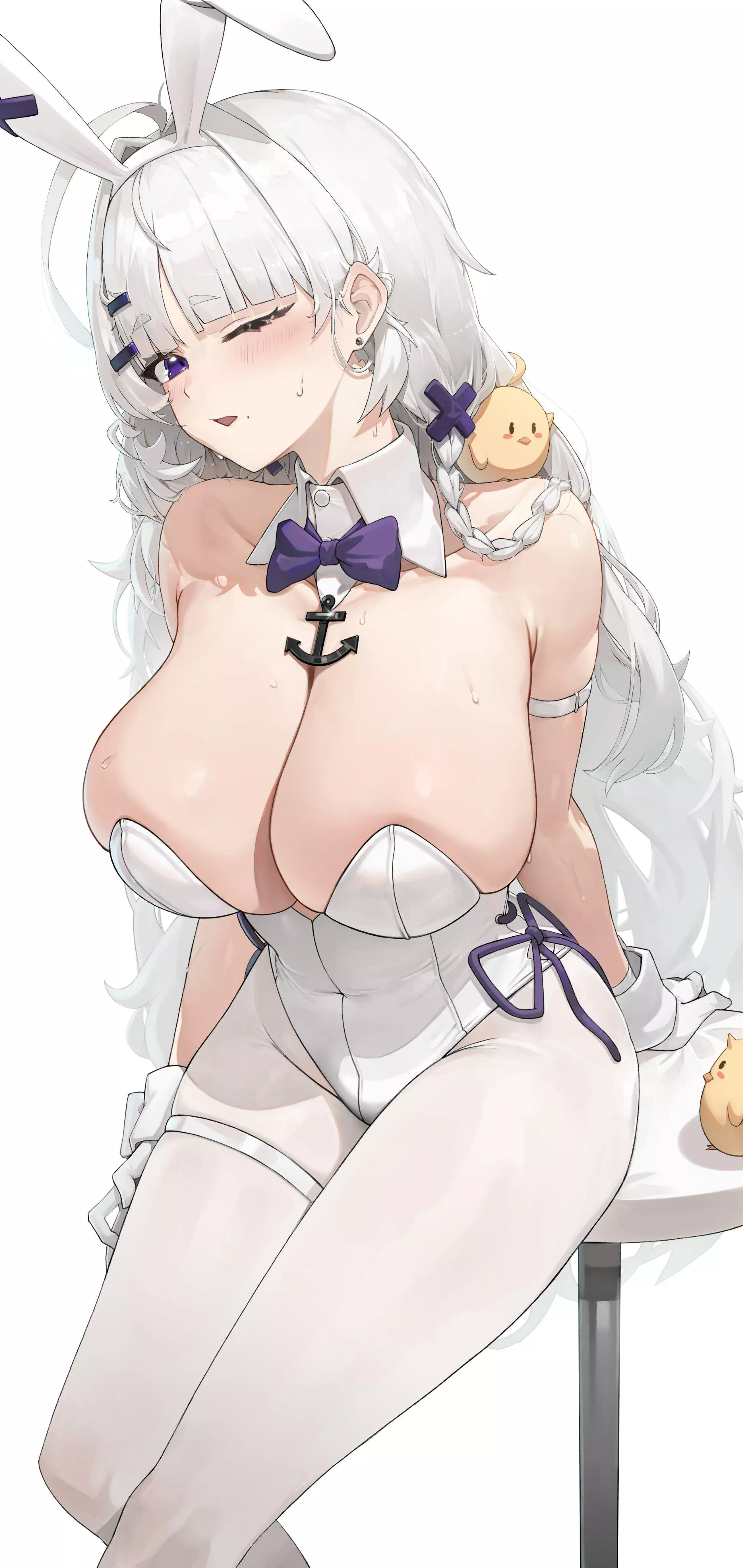 White Bunny Girl  posted by CheetahSperm18