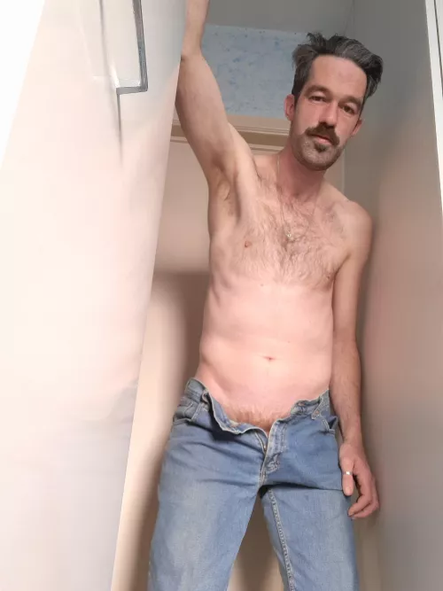 Worked outside all day, needed to wank the dust off by TheMoonyDandy