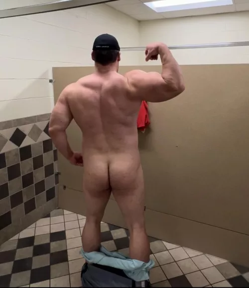 Would you eat it in a public stall? by MrBigDaddyBuff
