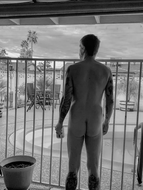 Yay Fridays! Yay storms! I don’t have to water the garden this morning 😎🌵 by PhxNudeDude51