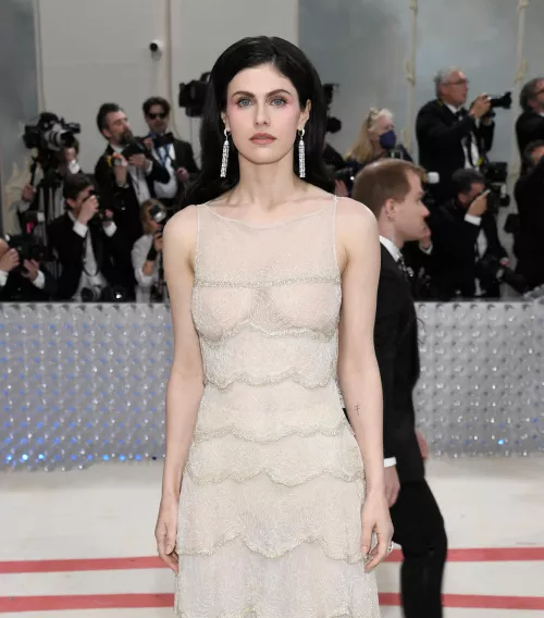 Alexandra Daddario at 2023 Met Gala by Yeeeeeftb