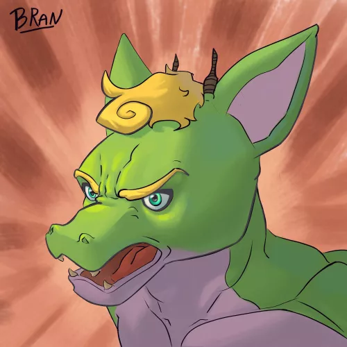 Angry!! art by me by BranArts