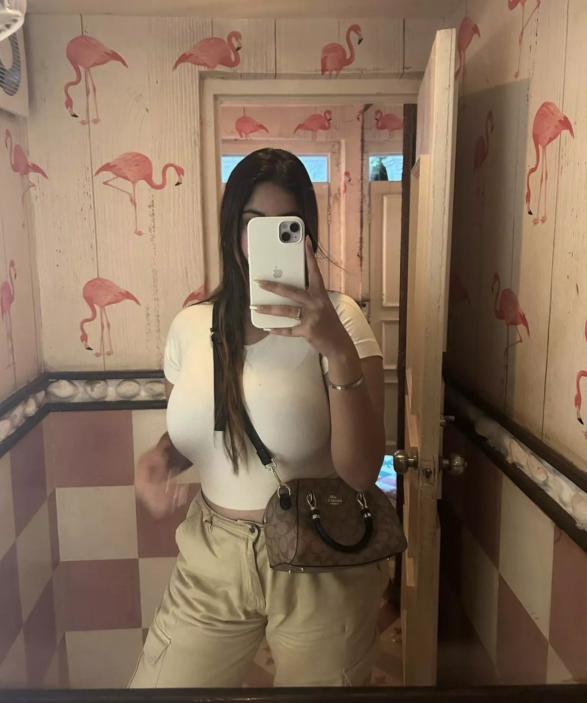 Busty in white  posted by anonymous123456_