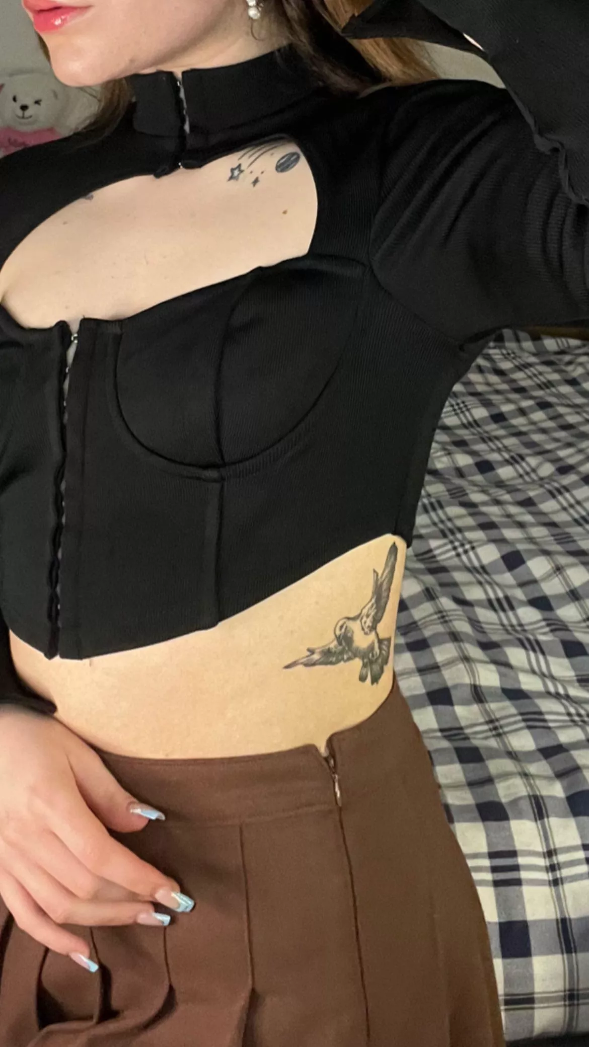 Cute French tips 😈 posted by orvilina