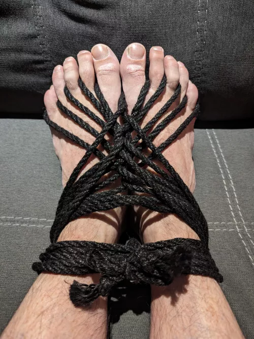 Decorative foot binding by Wayne_Hetherington