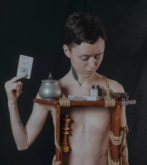 Did I edit my nipple out so I could post this on IG? Yes, yes I did.  by quill_la_petite