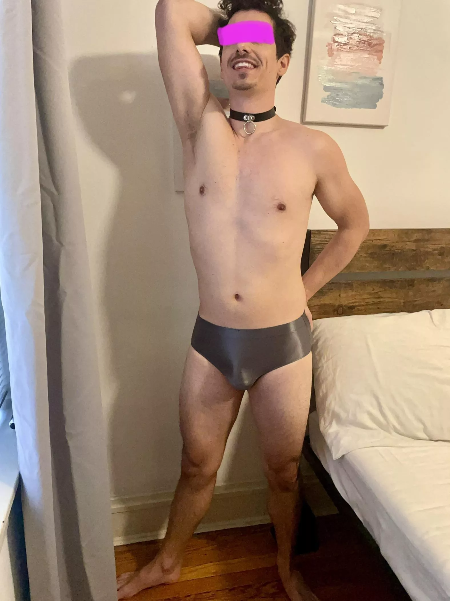 Do I look cute in these panties, Mistress? posted by SoundBird_