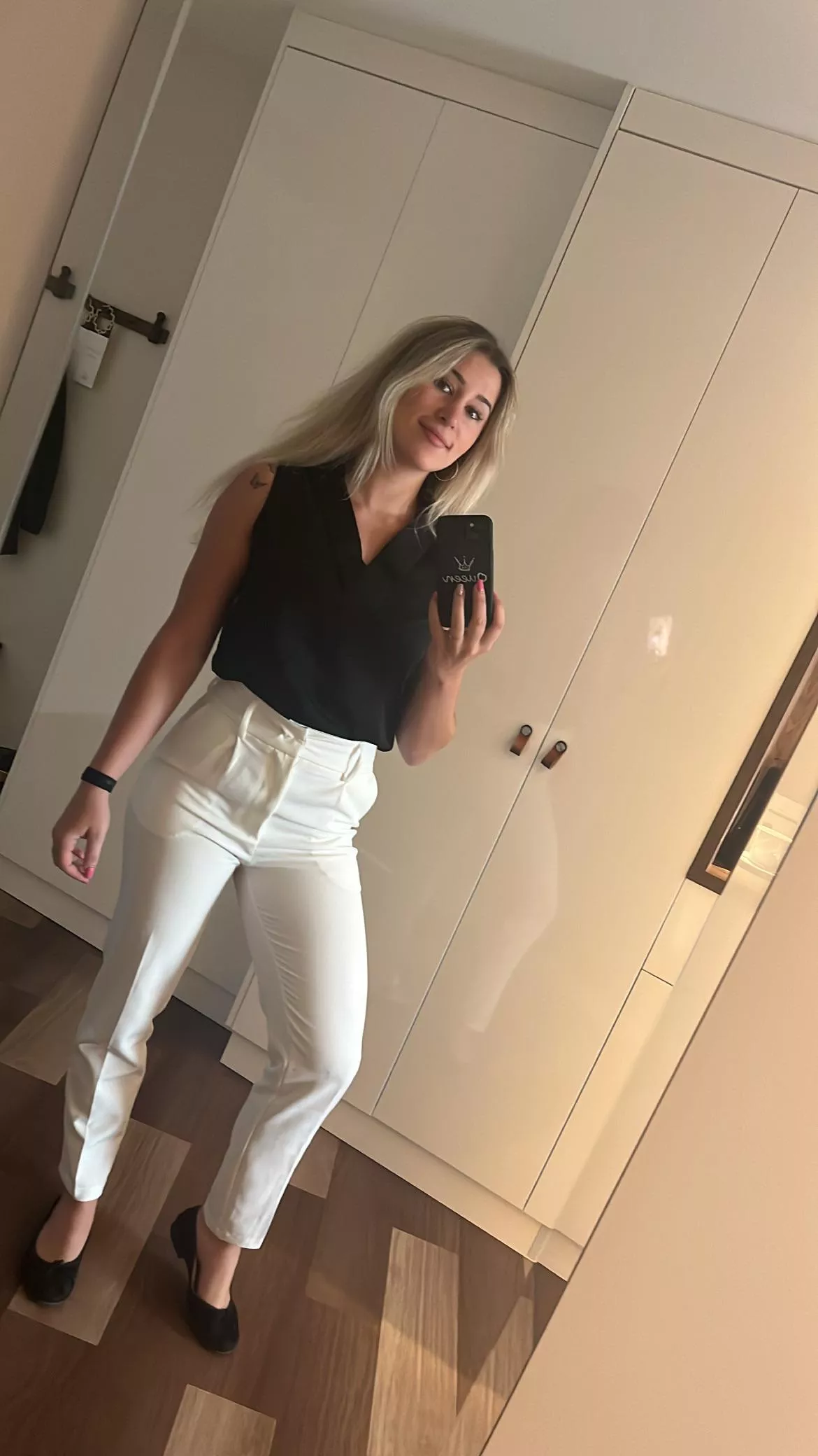 Do you like my working outfit? posted by Flaky_Cup6886